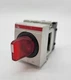 ABB MCB-10B Auxiliary Contact Block W 2 Position Selector Switch Red 8A 120V