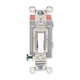 Hubbell Wiring Device-Kellems Hbl1222w Wall Swtch, 2-Pole, 120/277V, 20A, Wht,