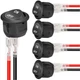 Twidec/5Pcs 12V Round Rocker Switch AC 6A/250V 10A/125V SPST 2 Pin 2 Position O