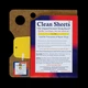 Clean Sheets CLN-CS100 - G.Gary Holt Enterprises 12 X 12 Disposable Paper Mixing