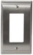 Amerock 1906898 Nickel Candler Single Rocker Switch Plate