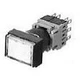 Fuji Electric AH165-TLG11E3 Switch Push Button N.O./N.C. DPST Rectangular But...
