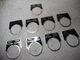 SQUARE D -- PUSH BUTTON LEGEND PLATES for 30mm Button -- Lot of 9 -- 9001-KN-379