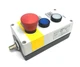 Siemens 3SU1853-0AA00-0AB1 Enclosure w/ E-Stop, Dual Illuminated Pushbuttons