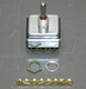 Eaton ON/OFF Toggle Switch 7690K8, 4PST, 10A @ 250V, 8 Screw Terminals, 3/4 HP