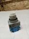 Idec AVW411-R Pushbutton switch, E-Stop, 40mm, pushlock twist reset
