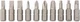 Wiha 72593 10 Piece Bit Set - Slotted - Phillips - Square