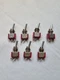 7X C&K TOGGLE SWITCH 7101 2A/250VAC, 5A/120VAC.