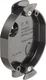 Arlington FSC405R Black 4" Diameter Non-Metallic Sconce Box Size 5 Cu. In Volume