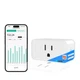 Aiseek Pro Series Energy Monitoring Smart Plug Mini 15A, Home White 