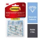 3M Command Medium Plastic Wire Hooks 2.17 in. L 6 pk #17065CLR-6ES NEW 3M Command Medium Plastic Wire Hooks 2.17 in. L 6 pk #17065CLR-6ES NEW