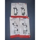 4 Pack GE Grounding Toggle Switch, Single Pole