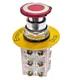 EATON E-STOP SWITCH 10250T/9100T  6-CONTACT 10A-CONT. 600VDC/VAC-MAX A600/P600