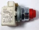 1 USED SCHNEIDER 9001 KM1 SER H LAMP 756 RED PUSH BUTTON ***MAKE OFFER***