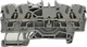 1x WAGO 2002-1401 4-wire feed-through terminal block 2.5mm&sup2; grey