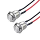 DMWD 2-Pack 12mm Momentary Metal Waterproof Push Button Switch Raised Head 1/...