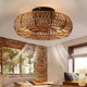 Ceiling Fan 20 Inch Caged Bladeless 6 Speed Light Remote Letmarey Fans Lights