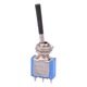 5632AB-21+U642 APEM Black Long Lever on-(ON) Momentary Mini Toggle Switch SPDT