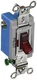 Hubbell HBL1201PL Single Pole Toggle, Industrial Grade, 15 amp, 120/277V,