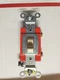 Lot of 4 New Leviton 1221-2l Single Pole AC Toggle Switch 20A 120/277V