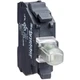 ZBVM1 - Schneider Electric 240V LED Light Block Switch, Harmony XB4 Series, Whit