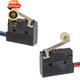 HUAREW 2 Pack Micro Limit Switch 6A 12V DC 5A, Roller Lever, Black