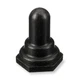 HUBBELL WIRING DEVICE-KELLEMS MSB1 Toggle Switch Boot, Black, Silicone 3JC12
