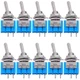 Taiss 10PCS SPST Mini Toggle Switch 2 Pin 2 Position On/Off Miniature Toggle Swi