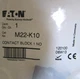 EATON CUTLER HAMMER KLOCKNER MOELLER M22-K10 1 N.O  10 Amp Contact Block M22 K10