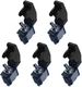 ESUPPORT 12V 20A Black Cover Rocker Toggle Switch SPST On/Off Car Truck Boat 2Pi