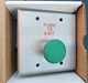 Dortronics D5211-MP23DA/GxE1 Green Pneumatic Push to Exit Button w/Delay 