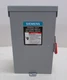 NEW SIEMENS Safety Switch, Fusible, 60A, Single Phase, 240 V AC, GF222NA