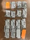 LOT OF 16 MIX WAGO 60947-7-1(9 of 2002-1401)(7of 2002-1201) Terminal 800V 2,5mm