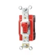 COOPER 2221RD SINGLE POLE TOGGLE SWITCH 20A 120/277V, RED