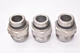 Brennan 6400-20-16-O, 20MJ-16MORB Straight Tube Fitting 1-1/4x1" Lot of 3