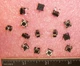 QTY (100) EVQPBX04K PANASONIC SPST-NO 5 PIN LIGHT TOUCH TACTILE SWITCHES 4.3mm