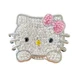 DSkoiph Car Push Start Button Cover Bling Car Accessories Cute for Women, Pink