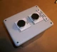 2pc Siemens Push Button 3SB3400-0B  w/ Hoffman 2 Hole Push Button Enclosure