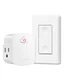 DEWENWILS Remote Control Outlet Wireless Wall Switch, 15A/1875W White 