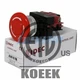 one NEW IDEC AVW401-R Emergency stop button switch ~