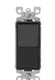 LEVITON 5601-2E DECORA 1-POLE GROUNDING SWITCH, 15A, 120/277V, BLACK (10 PACK)
