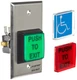 Securitron PB2E Push button Momentary - single gang green - red - handicap / /