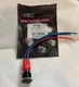 NEW Apiele 19mm Latching Push Button Switch 12V DC On Off Black Shell w/Blue LED