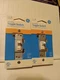 2x New GE Grounding Toggle Light Switch 54161 Single Pole WHITE 120 VAC 15A MAX