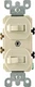 Leviton 05224-2IS Ivory 15A 277V 1-Pole Toggle Switch 3.28 H x 1.62 W in.