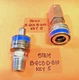 B-QC8-D-810 and B-QC8-B-810 SWAGELOK BRASS QC SET, 1/2" PT, KEY 5 (BLUE),