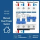 Interlock Circuit Breaker Transfer Switch AC Leakage Protection Photovoltaic