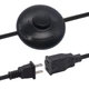weideer Floor Foot Pedal Power Switches with Extension Cord 18AWG 6FT 2 Outle...