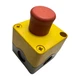 Moeller EK10C & EK01C Contact Block w/Red Push-Pull Button & Enclosure **Read**