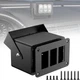 Okerny Rocker/Toggle Switch Box - 3 Gang Switches Small-3 Gang, Black 